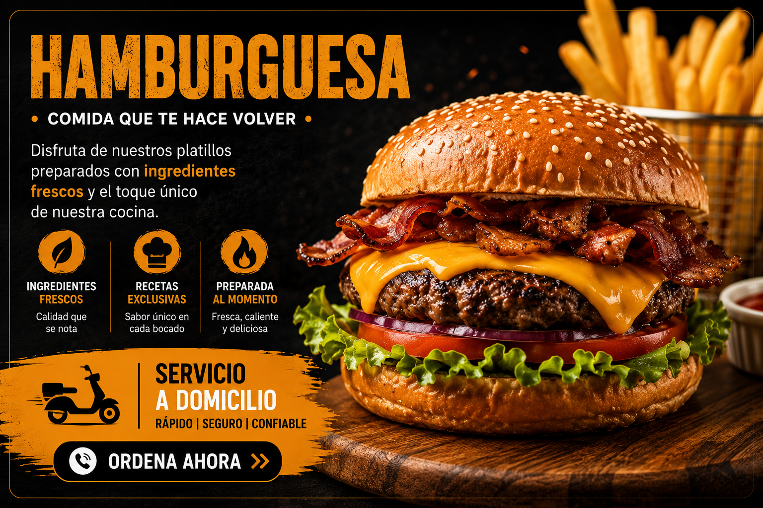 Burger Restaurant Flyer